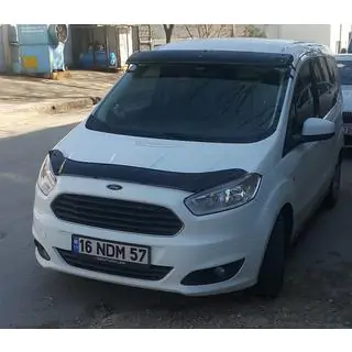 Sluneční kšilt na čelní sklo (černý lesk, 5 mm) Ford Courier 2014–2023 fotografie 2
