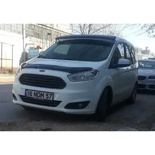Sluneční kšilt na čelní sklo (černý lesk, 5 mm) Ford Courier 2014–2023 fotografie 4