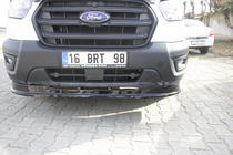 Ford Transit 2014– Přední nárazníkový lip spoiler (2019+, ABS) fotografie 4