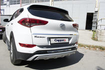 Hyundai Tucson TL 2016–2021 Zadní difuzor nárazníku EuroCap 2016-2018 (ABS) fotografie 6