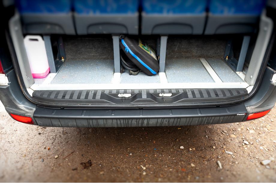 Mercedes Sprinter W906 2006–2018 Nástavec zadního nárazníku EuroCap (ABS) Fotografie 1