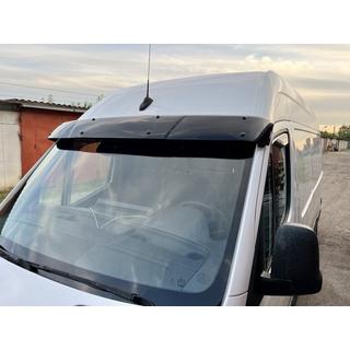 Sluneční kšilt na čelní sklo (černý lesk, 5 mm) Mercedes Sprinter W907/W910 2018– fotografie 1