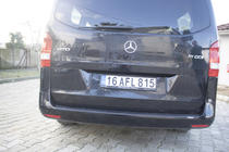 Mercedes Vito/V-class W447 2014– Nástavec zadního nárazníku EuroCap (ABS) fotografie 6