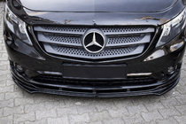 Mercedes Vito/V-class W447 2014– Přední lip spoiler EuroCap (černý) fotografie 1