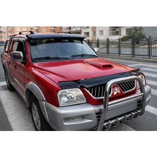 Deflektor na kapotu (EuroCap) Mitsubishi L200 1996–2006 fotografie 1