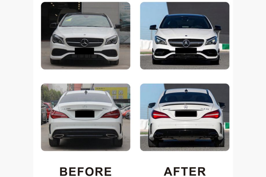 Mercedes CLA C117 2013–2019 Sada body kitu (AMG) Fotografie 2