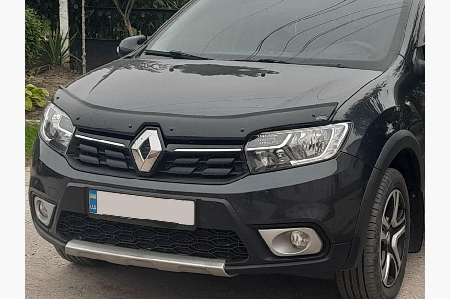 Renault Sandero 2013–2022 Deflektor kapoty (EuroCap) Fotografie 5