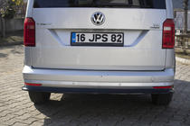 Volkswagen Caddy 2015–2020 Zadní lip nástavec (ABS) fotografie 5