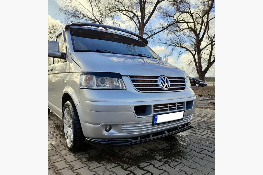 Volkswagen T5 Caravelle 2004–2010 Přední lip nástavec (ABS) Fotografie 2