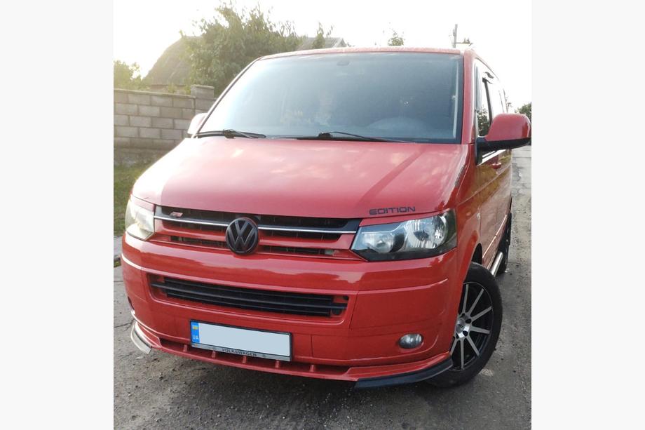 Volkswagen T5 2010–2015 Přední lip nástavec (ABS) Image