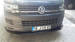 Volkswagen T6 2015–2024 Přední lip spoiler 2015-2018 Standart (ABS) fotografie 4