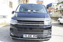 Volkswagen T6 2015–2024 Deflektor kapoty v karbonovém designu (EuroCap) fotografie 5