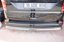 Volkswagen T6 2015–2024 Zadní lip nástavec v karbonovém vzhledu (ABS) fotografie 8