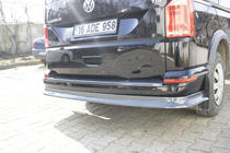 Volkswagen T6 2015–2024 Zadní lip nástavec v karbonovém vzhledu (ABS) fotografie 7