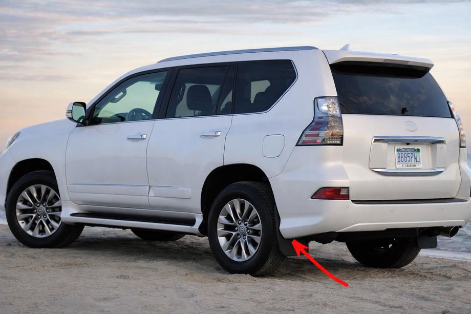 Lexus GX460 2009–2023 Zadní lapače nečistot Premium (2 ks, 2013+) Image