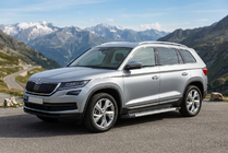 Skoda Kodiaq 2016–2023 Boční prahy New Vision Grey (2 ks., hliník) fotografie 1