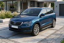 Skoda Karoq 2018– Boční nášlapy New Vision Black (2 ks, hliník) fotografie 1