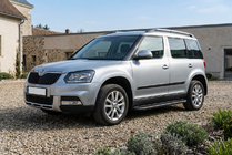 Skoda Yeti 2009–2017 Boční nášlapy Tayga Black (2 ks, hliník) fotografie 1