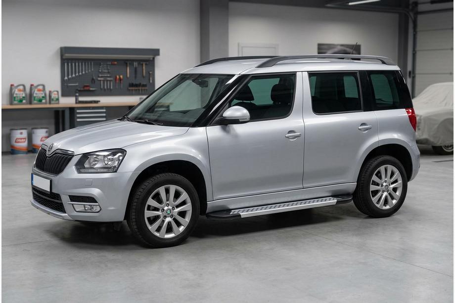Skoda Yeti 2009–2017 Boční prahy New Vision Grey (2 ks., hliník) Image
