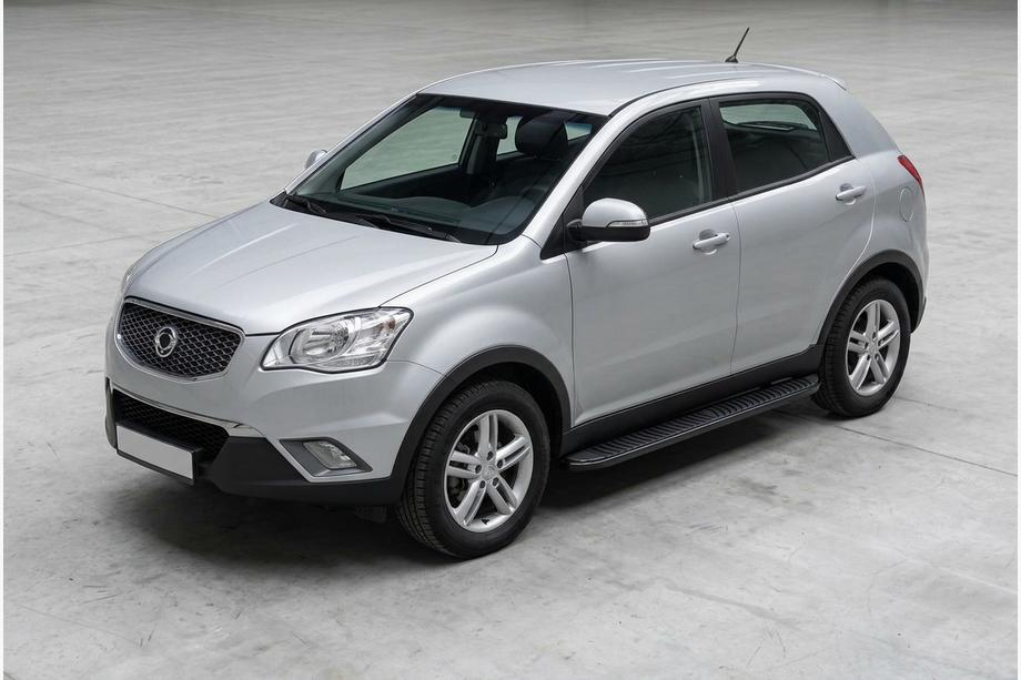 SsangYong Korando 2010–2019 Boční nášlapy Tayga Black (2 ks, hliník) Image