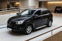 SsangYong Korando 2010–2019 Boční prahy New Vision Grey (2 ks., hliník) fotografie 1
