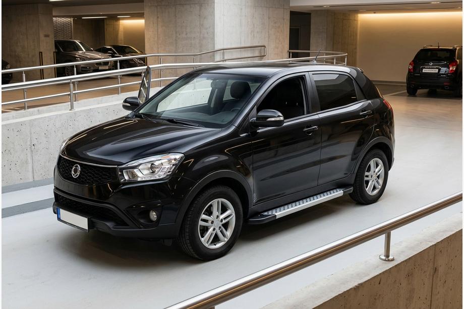 SsangYong Korando 2010–2019 Boční prahy New Vision Grey (2 ks., hliník) Image