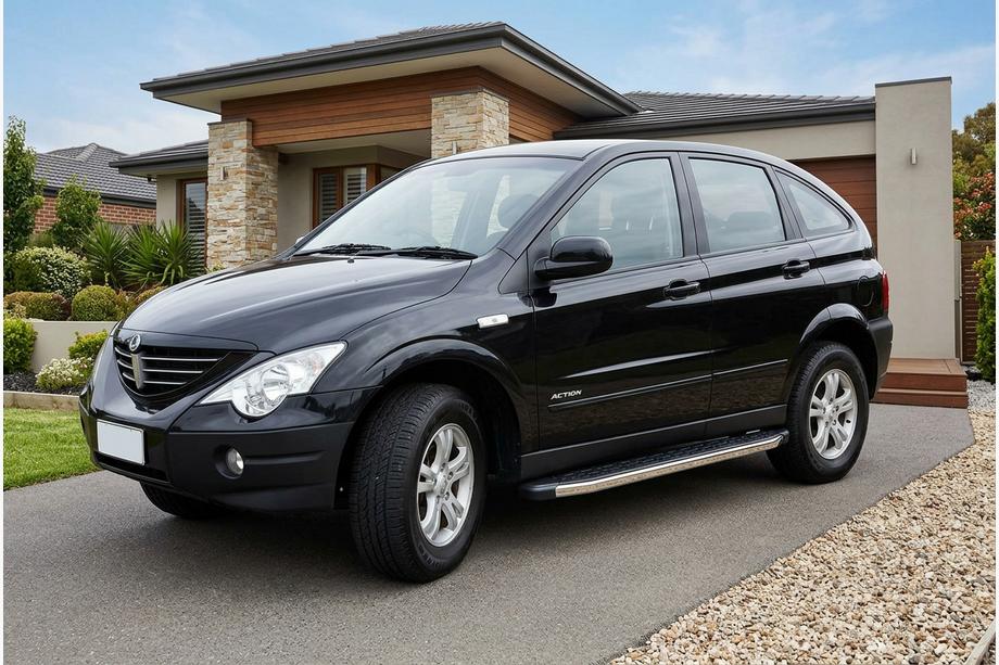 SsangYong Action 2005–2018 Boční nášlapy BlackLine (2 ks, hliník) Image