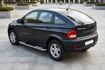 SsangYong Action 2005–2018 Boční nášlapy Tayga V2 (2 ks, hliník) fotografie 1