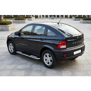 Boční nášlapy Tayga V2 (2 ks, hliník) SsangYong Action 2005–2018 fotografie 1