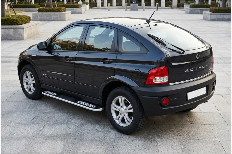 SsangYong Action 2005–2018 Boční nášlapy Tayga V2 (2 ks, hliník) Image
