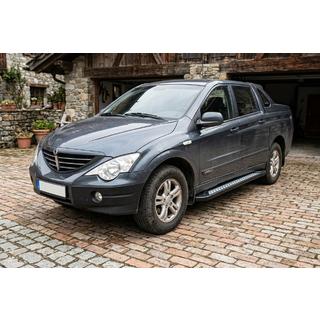 Boční nášlapy New Vision Black (2 ks, hliník) SsangYong Action 2005–2018 fotografie 1