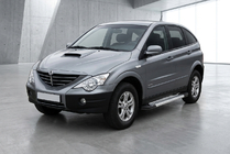 SsangYong Action 2005–2018 Boční prahy New Vision Grey (2 ks., hliník) fotografie 1