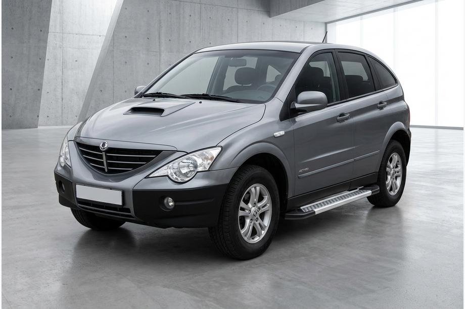 SsangYong Action 2005–2018 Boční prahy New Vision Grey (2 ks., hliník) Image