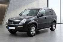 SsangYong Rexton I 2001–2017 Boční nášlapy BlackLine (2 ks, hliník) 2005–2012 fotografie 1