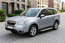 Subaru Forester 2013–2018 Boční prahy New Vision Grey (2 ks., hliník) fotografie 1