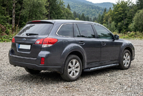 Subaru Outback 2009–2014 Boční nášlapy New Vision Black (2 ks, hliník) fotografie 1