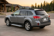Subaru Outback 2009–2014 Boční prahy New Vision Grey (2 ks., hliník) fotografie 1