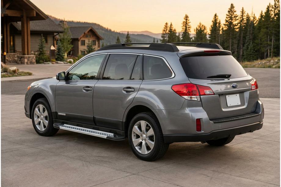 Subaru Outback 2009–2014 Boční prahy New Vision Grey (2 ks., hliník) Image