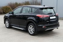 Toyota Rav 4 2013–2018 Boční prahy New Vision Grey (2 ks., hliník) fotografie 1