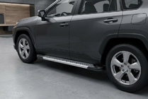 Toyota Rav 4 2019–2025 Boční prahy New Vision Grey (2 ks., hliník) fotografie 1