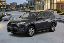 Toyota Rav 4 2019–2025 Boční nášlapy RedLine Black (2 ks, hliník) fotografie 1