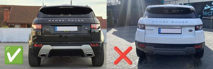 Range Rover Evoque 2012–2018 Zástěrky Premium Dynamic (4 ks) fotografie 2