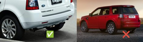 Land Rover Freelander II 2006–2014 Zástěrky Premium (4 ks) fotografie 3