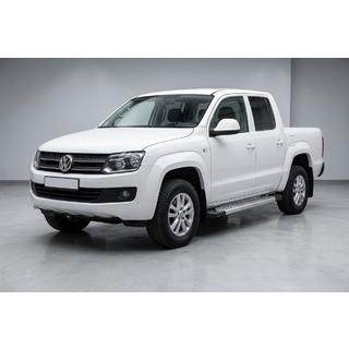 Boční prahy New Vision Grey (2 ks., hliník) Volkswagen Amarok 2010–2022 fotografie 1