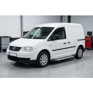 Boční prahy New Vision Grey (2 ks., hliník) Volkswagen Caddy 2004–2010 fotografie 1