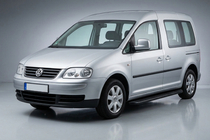 Volkswagen Caddy 2004–2010 Boční nášlapy Tayga Black (2 ks, hliník) fotografie 1