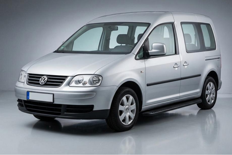 Volkswagen Caddy 2004–2010 Boční nášlapy Tayga Black (2 ks, hliník) Image