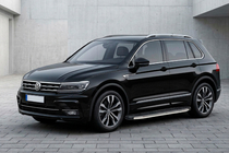 Volkswagen Tiguan 2016–2023 Boční nášlapy BlackLine (2 ks, hliník) fotografie 1