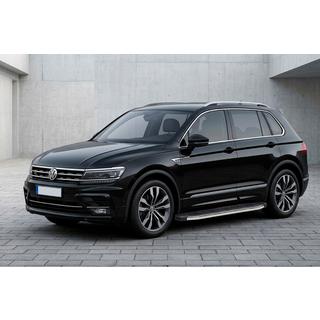 Boční nášlapy BlackLine (2 ks, hliník) Volkswagen Tiguan 2016–2023 fotografie 1
