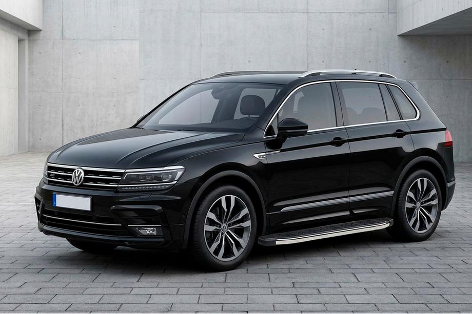 Volkswagen Tiguan 2016–2023 Boční nášlapy BlackLine (2 ks, hliník) Image